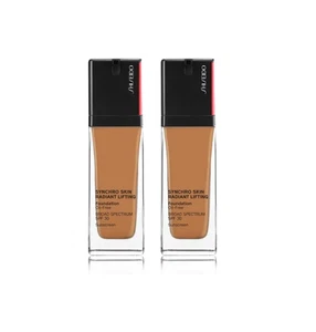 Shiseido Synchro Skin Radiant Lifting Foundation SPF30 Bronze 420 30ml 2 Pack - Picture 1 of 1