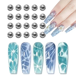 20 Stück/Set Katzenauge Magnet für Nägel Gel Nagellack Magnetstab Katzenauge Magnet - Bild 1 von 6