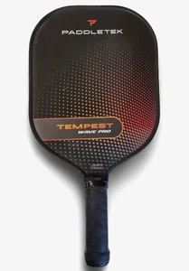 Paleta Pickleball Paddletek Tempest Wave Pro roja 7,9 oz - Imagen 1 de 8