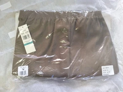 NIP Alfred Dunner Classics Dress Pants Womens 16 Taupe Pull-On Elastic New NWT - Image 1 of 3