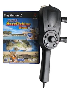 Sega Bass Fishing & PS2 Angelrollen Controller *funktioniert aber nicht vollständig getestet* - Bild 1 von 12