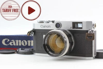 CLA'd 2025 [Near MINT + Strap] Canon P Film Camera 50mm f1.4 Lens L39 From JAPAN - Image 1 of 4