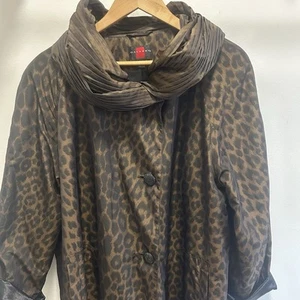 Gallery Animal Print, Coat Sz XL fit 18 - 22 - Picture 1 of 16