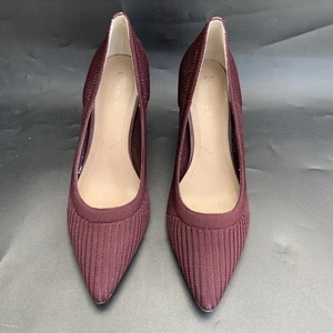 Charles David burgunderrote spitz zulaufende Schuhe mit Absatz Größe 8,5 - Bild 1 von 12