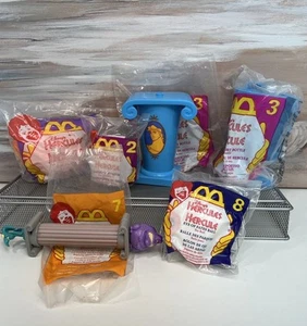 6 VTG Hercules McDonalds Toys 1996 Hades, Eye, Bottle, Football, Sound Stick - Picture 1 of 6
