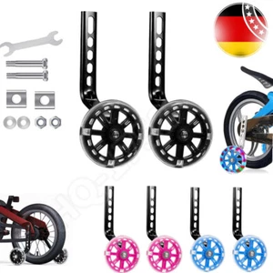2x Universal Stützräder Sicherheitsstützräder für Kinderfahrrad Hilfsrad 12-20" - Bild 1 von 15