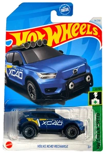 Hot Wheels Volvo XC40 Recharge Blue #14 14/250 - 2024 HW Green Speed - Picture 1 of 7