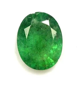 1.48 CTS Certified Natural Emerald Oval Cut 9x7 mm Untreated Loose Gemstone - Picture 1 of 7
