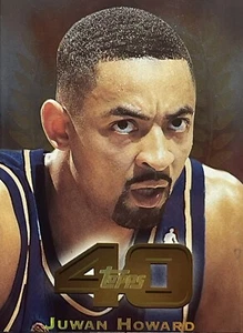 1997 Topps Juwan Howard #T40-32  Topps 40 - Picture 1 of 3
