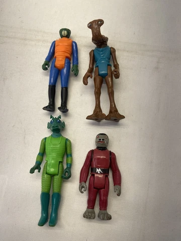 Star Wars Vintage Cantina Figure Lot Greedo Walrusman Hammerhead Snaggletooth HK Cover