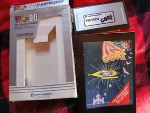 Gorf (VIC-20, 1981) Commodore Computer Game Cartridge in Box - Picture 1 of 11