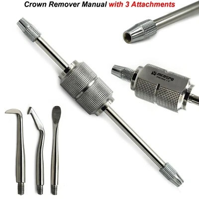 MEDSPO Implant Manual Crown Removal Bridges Remover Dental Restorations Dentures Hammer