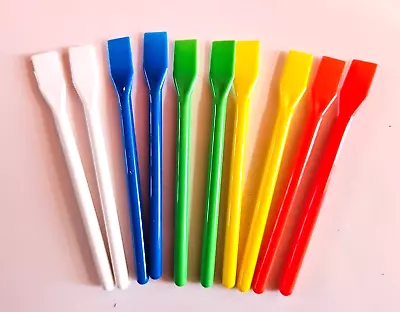10 x Plastic Glue Spreaders Arts and Crafts Spreading Spatulas PVA Glue - Image 1 of 2