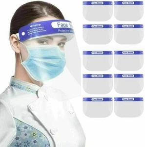 20 protectores faciales visera protección completa máscara cubierta EPI espuma transparente antiniebla - Imagen 1 de 12