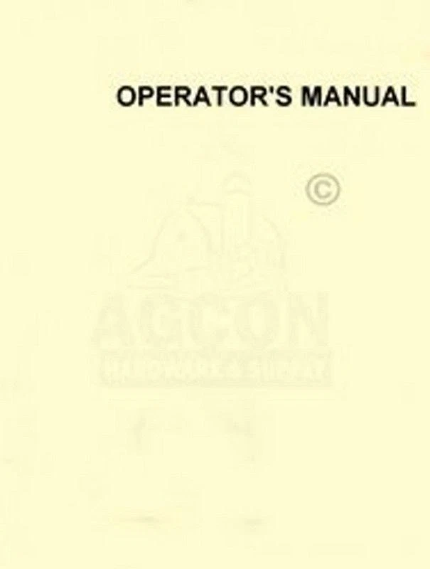 Manual del operador del cortacésped IH McCormick Farmall F-12 5 6 7 Foto 1 de 1