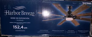Harbor Breeze Talamore 60-in Matte Black Driftwood Blades I/O 5127846 - Picture 1 of 3