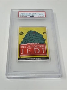 1983 OPC (not Topps) Star Wars ROTJ Series 1 Wax Pack PSA 8 NM-MT Pop 9 (NO 10s) - Picture 1 of 3