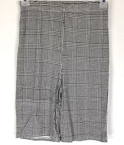 Boohoo Damenshorts Größe US 6 Houndstooth Muster Radsportshorts elastische Taille - Bild 1 von 6