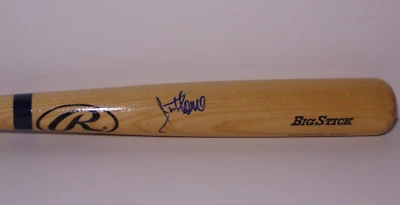 Bate de béisbol autografiado firmado por Jim Thome Cleveland Indians Chicago White Sox CO Foto 1 de 4