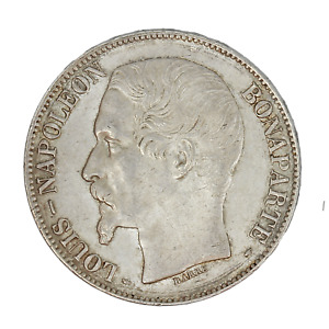 Monnaie France 5 Francs Louis-Napoléon Argent 1852 Paris (A) P15261