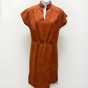 Vestido vintage años 60 Beeline Fashions para mujer talla 8 naranja S/S cuello en V línea A - Imagen 1 de 14