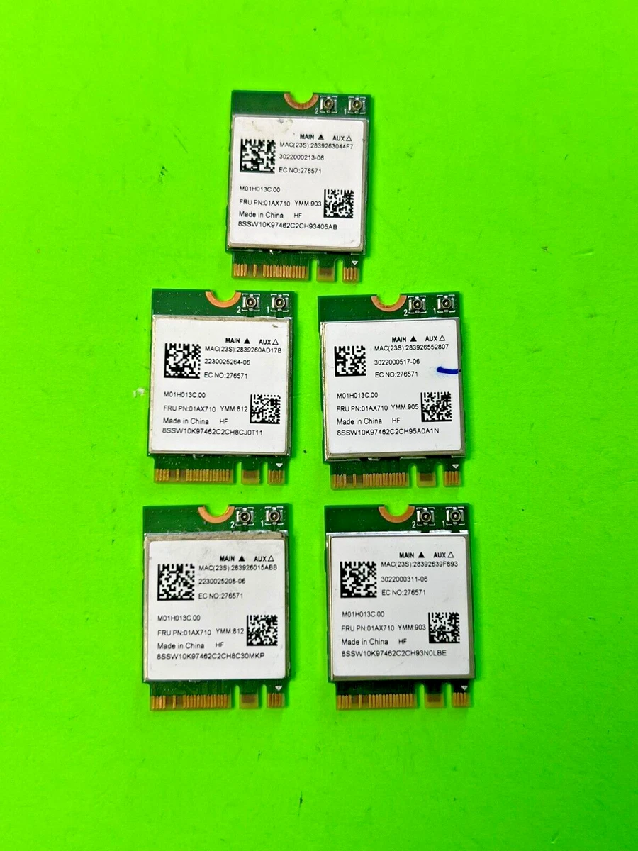 New OEM Lenovo Wireless Bluetooth 4.0 PCIe Card - 802.11n, Model QCWB335, Part 20200437 5 thumbnail image