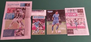 BIGLIETTO TICKET +4 MATCH PROGRAMS NAPOLI JUVENTUS 2-1 25-1-25 POSTER DI LORENZO - Foto 1 di 2