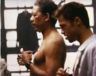 Seven 7 Morgan Freeman bare chest Brad Pitt Vintage 8x10 Color Photo from slide