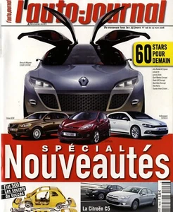 L'AUTO JOURNAL n°746 13/03/2008 MERCEDES SLK 350 MAZDA 2.0 MZR-CD CITROEN C5 2.2 - Foto 1 di 1