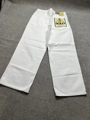 Jeans Patinador De Pierna Recta Solo Semore Blancos De Colección 30x27 Hechos en EE. UU. Foto 1 de 4