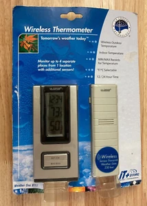 La Crosse Weather One 9117 Wireless Thermometer with Clock (Factory Sealed) - Picture 1 of 3