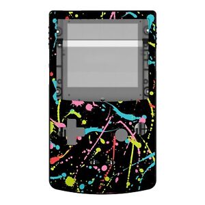 Game Boy Color Housing Shell UV Printed Splash 1 Custom Kit Case Repair Nintendo
