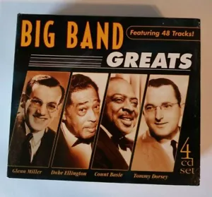 Big Band Greats 4 CD Set Miller Ellington Dorsey Basie - Imagen 1 de 4