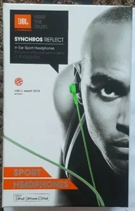 Cuffie sportive originali nuove con scatola JBL By Harman Synchros riflettenti nell'orecchio - Foto 1 di 4