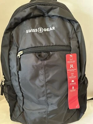 Mochila Swiss Gear Day Negra 16" Nueva con Etiquetas Foto 1 de 4