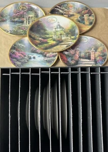 Thomas Kinkade's "Daily Gifts from God's Garden" 12 plates / Coa / Box - Picture 1 of 12