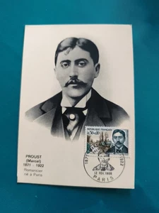 L41 - CARTE MAXIMUM - MARCEL PROUST - 1966. - Imagen 1 de 2