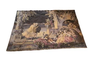 Colgante de Pared Francés, Paseo en Góndola Romántico Hecho en Bélgica 47" x 69" B.Deligne - Imagen 1 de 23
