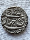 India Mughal EMPIRE,JAHANGIR /Akbar silver rupee REBELLION ISSUE ALLHABAD mint