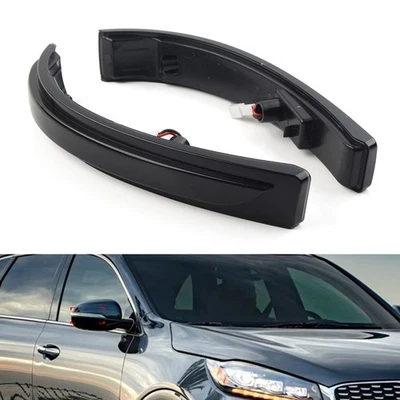 Luz de señal de giro dinámica del espejo retrovisor fluido para Kia Sorento 2016-2020 Foto 1 de 4