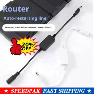 Router Reboot Line, Power Off Reset Controller, Optical Cable Modem Restart 30cm - Image 1 of 4