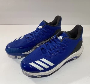 adidas Icon Bounce W Baseball Cleats CG5187 Size 8 Blue White - Picture 1 of 8