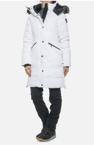 PAJAR CANADA SKYLARK LONG DOWN PARKA INSULATED COAT JACKE GR XXL Kapuze weiß - Bild 1 von 14