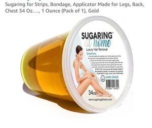 Sugar Wax Sugaring Paste 34oz - Made for Brazilian Bikini, Arms, Legs - Picture 1 of 3