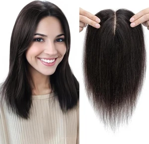 SEGO PRO 14 inch Real Human Hair with No Bangs Hair Topper - Picture 1 of 15