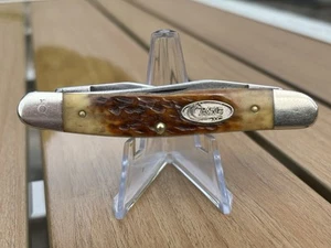 CASE XX USA 1987 JIGGED BONE 3 DOT MUSKRAT TWO BLADE POCKET KNIFE ๐บ๐ธ - Picture 1 of 12