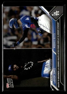 2023 Topps Now LeBron James/Mookie Betts Los Angeles Dodgers #736 - Picture 1 of 2