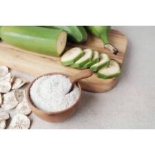 Organic Raw Banana Powder Doesn't Mix flour sugar.Available in sizes 500 g.