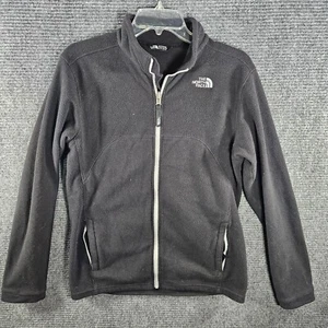 The North Face Boys Black Fleece Size XL 18-20 Full Zip - Picture 1 of 5