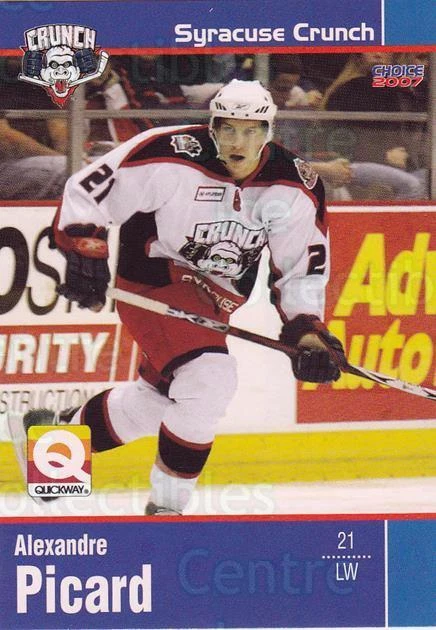 2006-07 Syracuse Crunch #14 Alexandre Picard - Image 1 of 1